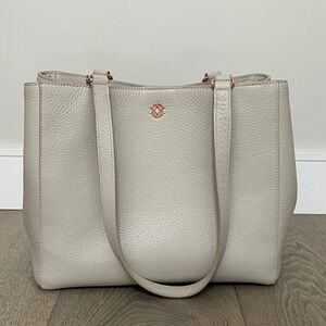 Dagne Dover Allyn Tote in Bone, Sz Small